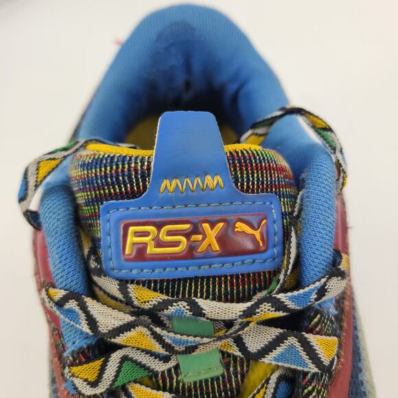 Puma RS-X3 Mix Dark Denim Burnt Russet Multicolored Sneaker Shoes Mens US 11.5 - Picture 10 of 12